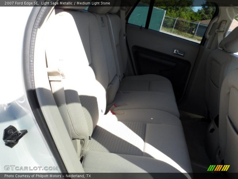 Light Sage Metallic / Medium Light Stone 2007 Ford Edge SE