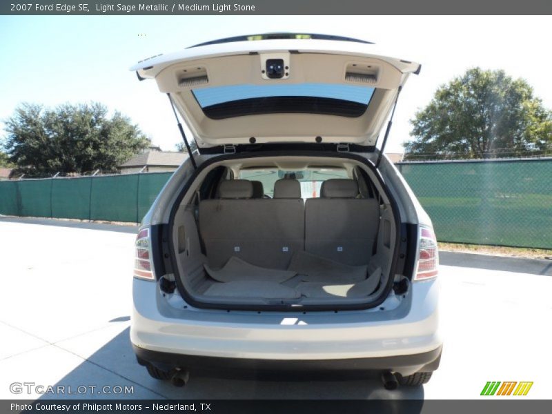 Light Sage Metallic / Medium Light Stone 2007 Ford Edge SE