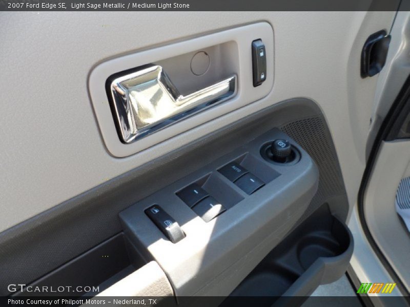 Light Sage Metallic / Medium Light Stone 2007 Ford Edge SE