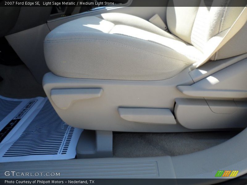 Light Sage Metallic / Medium Light Stone 2007 Ford Edge SE