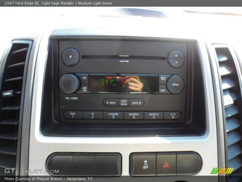 Light Sage Metallic / Medium Light Stone 2007 Ford Edge SE