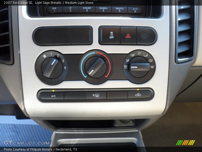 Light Sage Metallic / Medium Light Stone 2007 Ford Edge SE