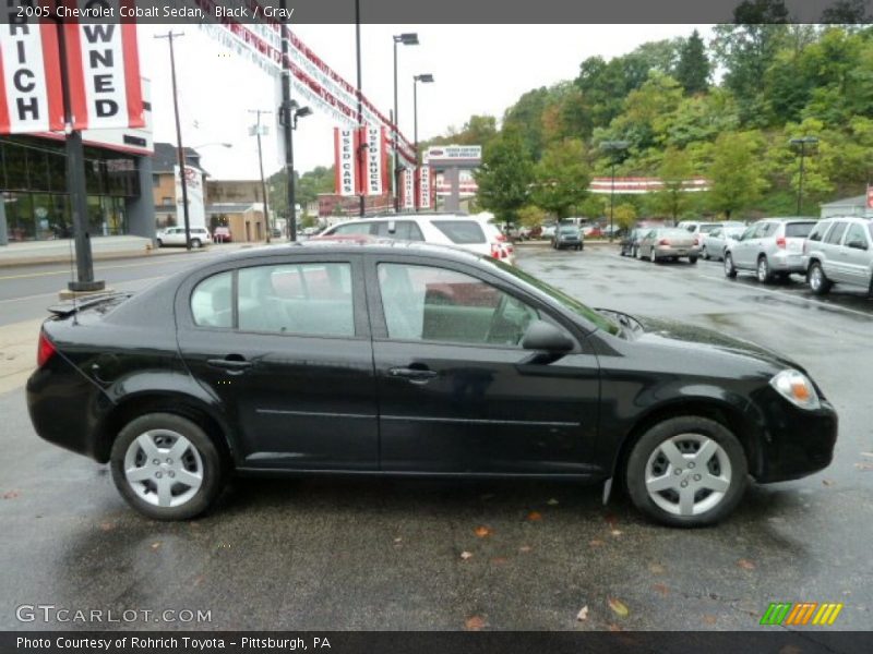 Black / Gray 2005 Chevrolet Cobalt Sedan
