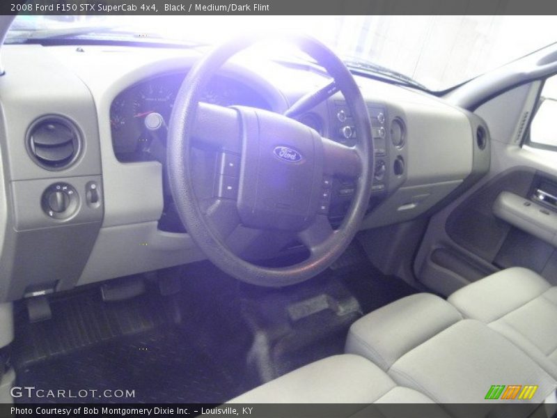 Black / Medium/Dark Flint 2008 Ford F150 STX SuperCab 4x4