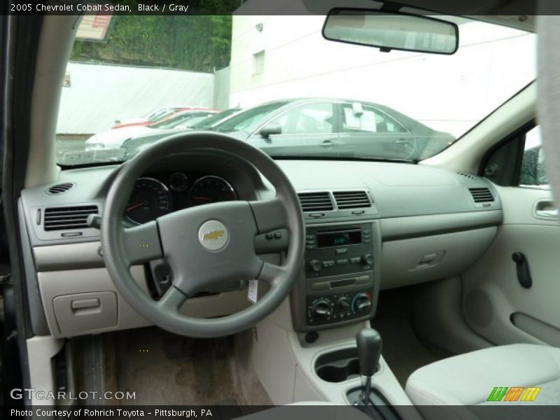 Black / Gray 2005 Chevrolet Cobalt Sedan