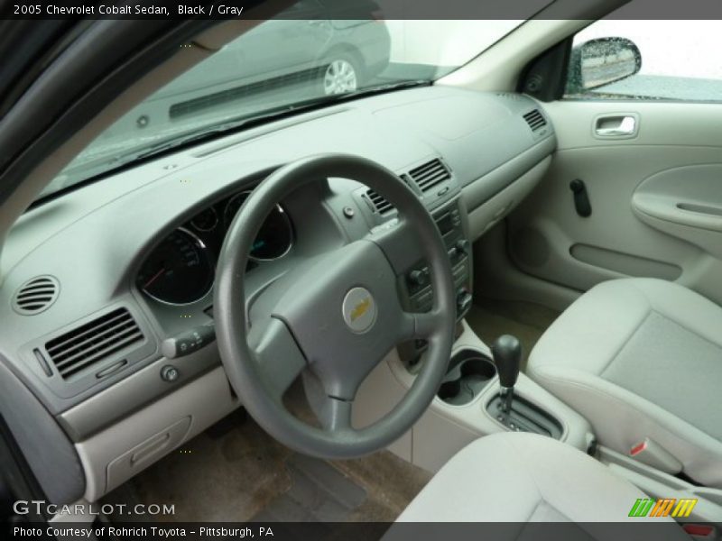 Black / Gray 2005 Chevrolet Cobalt Sedan