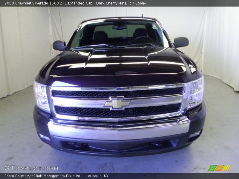Dark Cherry Metallic / Ebony 2008 Chevrolet Silverado 1500 Z71 Extended Cab