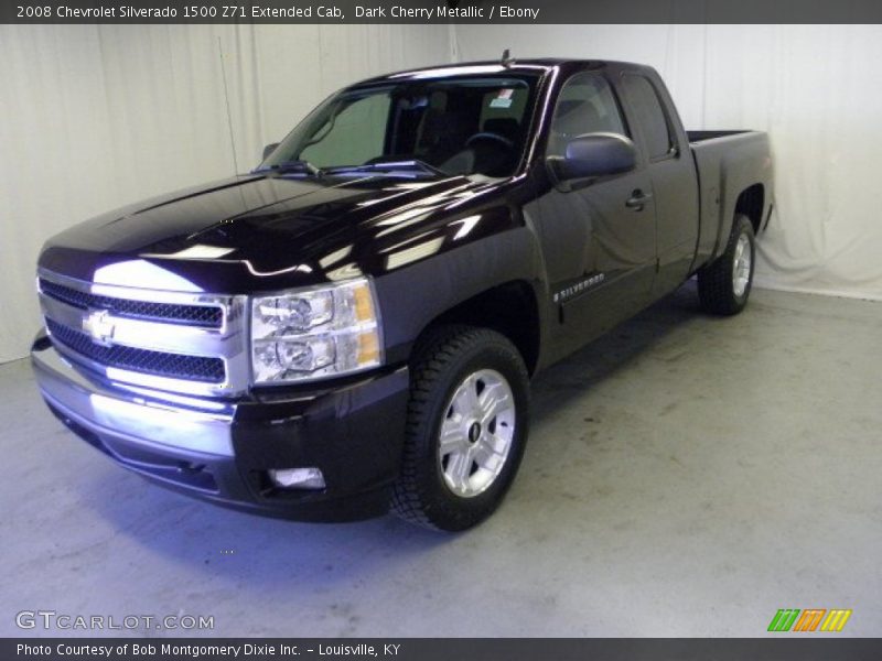 Dark Cherry Metallic / Ebony 2008 Chevrolet Silverado 1500 Z71 Extended Cab