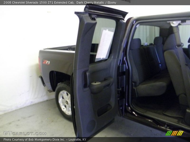 Dark Cherry Metallic / Ebony 2008 Chevrolet Silverado 1500 Z71 Extended Cab