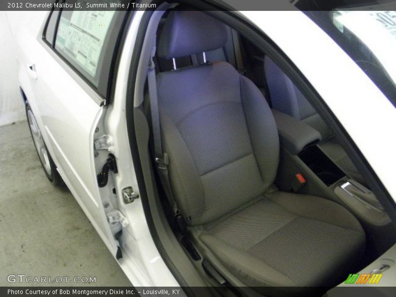 Summit White / Titanium 2012 Chevrolet Malibu LS