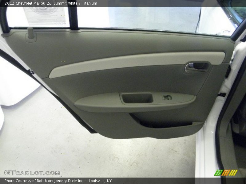 Summit White / Titanium 2012 Chevrolet Malibu LS