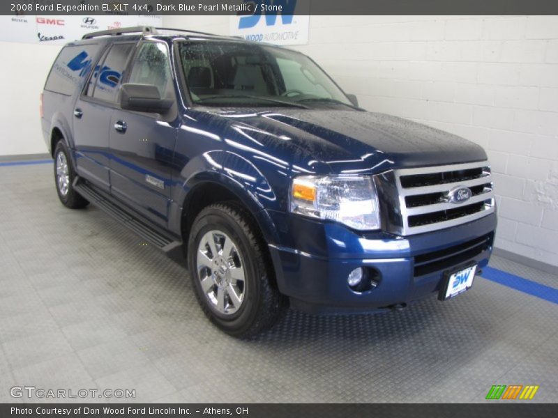 Dark Blue Pearl Metallic / Stone 2008 Ford Expedition EL XLT 4x4