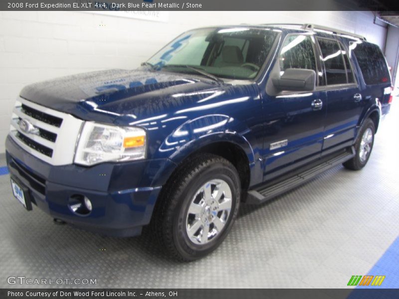 Dark Blue Pearl Metallic / Stone 2008 Ford Expedition EL XLT 4x4