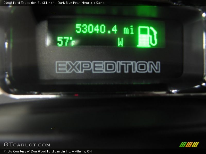 Dark Blue Pearl Metallic / Stone 2008 Ford Expedition EL XLT 4x4