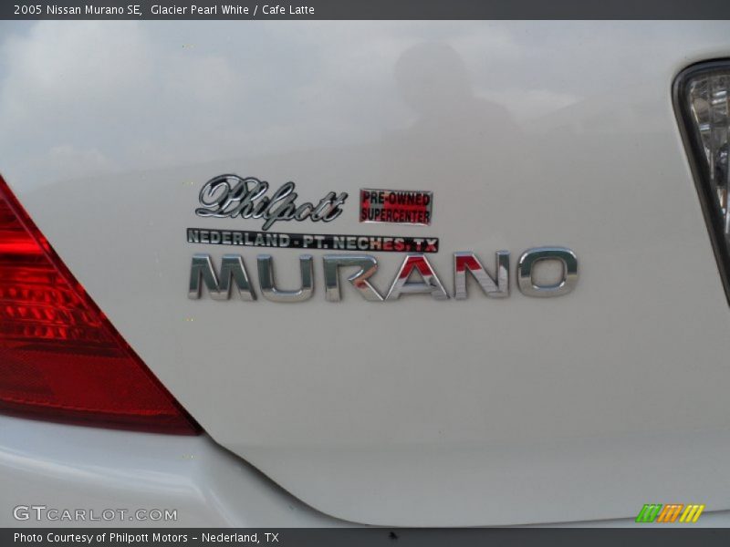 Glacier Pearl White / Cafe Latte 2005 Nissan Murano SE