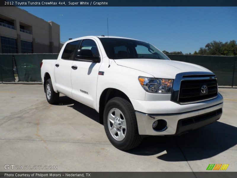 Super White / Graphite 2012 Toyota Tundra CrewMax 4x4