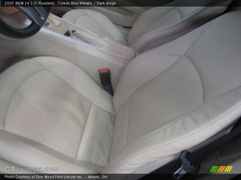 Toledo Blue Metallic / Dark Beige 2005 BMW Z4 2.5i Roadster