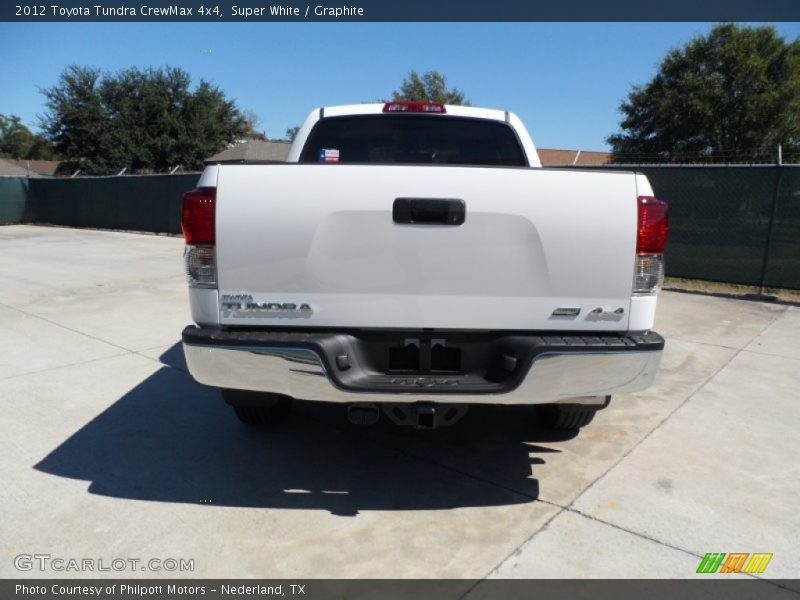 Super White / Graphite 2012 Toyota Tundra CrewMax 4x4