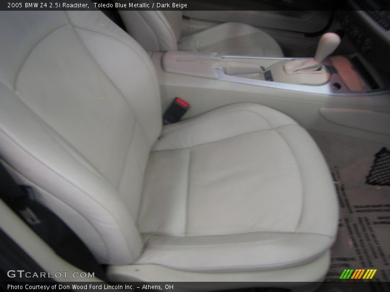 Toledo Blue Metallic / Dark Beige 2005 BMW Z4 2.5i Roadster