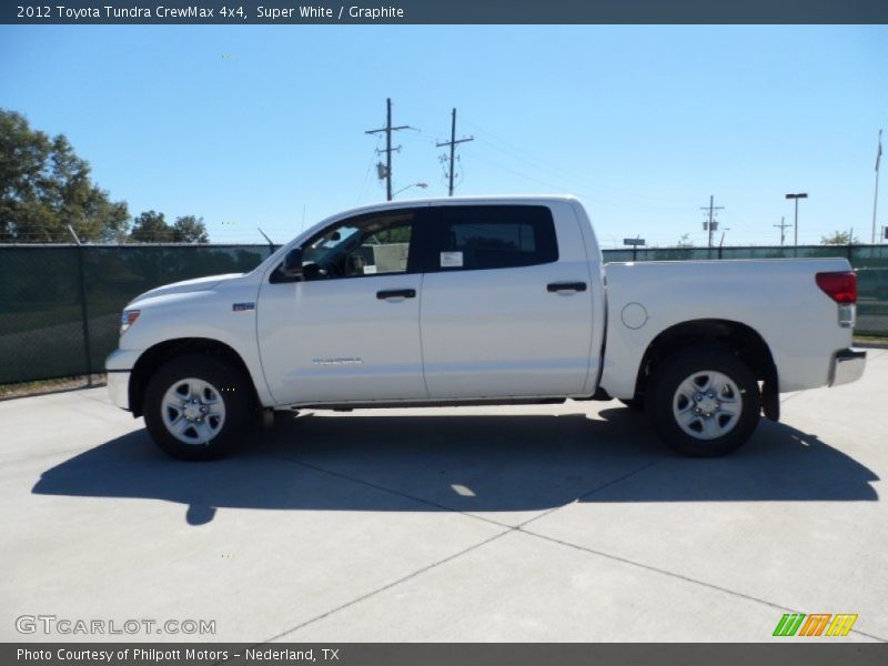 Super White / Graphite 2012 Toyota Tundra CrewMax 4x4