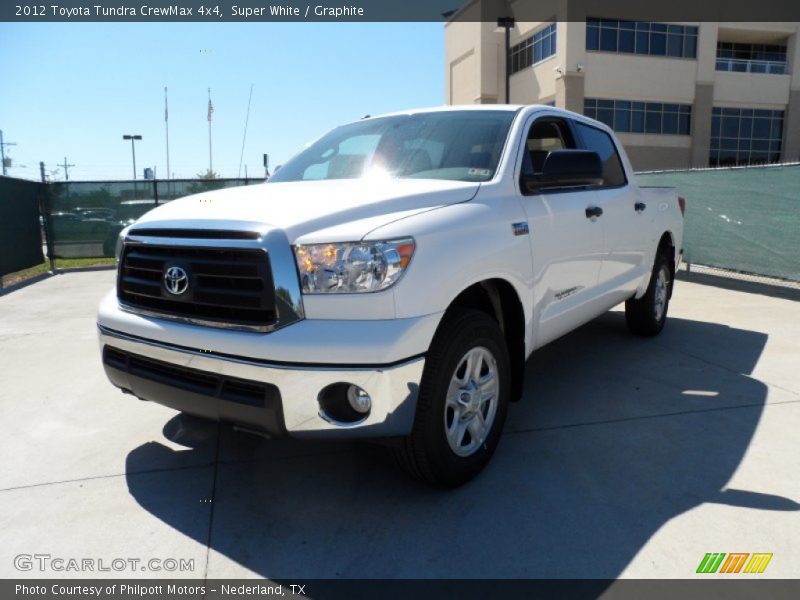 Super White / Graphite 2012 Toyota Tundra CrewMax 4x4