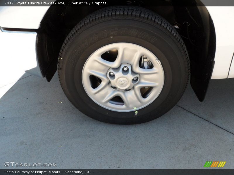 Super White / Graphite 2012 Toyota Tundra CrewMax 4x4