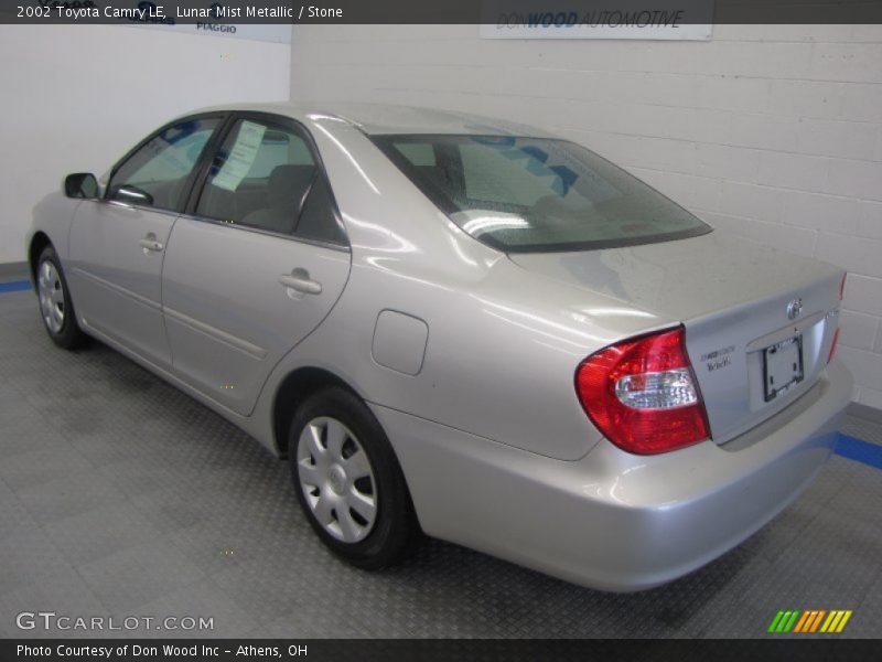 Lunar Mist Metallic / Stone 2002 Toyota Camry LE