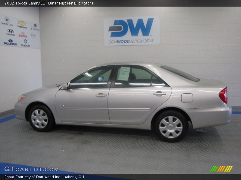 Lunar Mist Metallic / Stone 2002 Toyota Camry LE