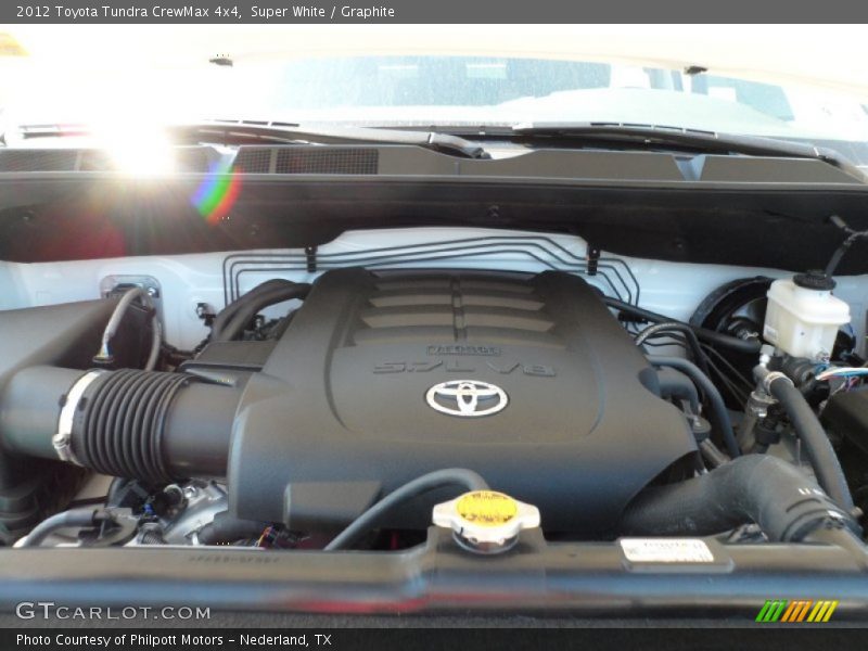 Super White / Graphite 2012 Toyota Tundra CrewMax 4x4