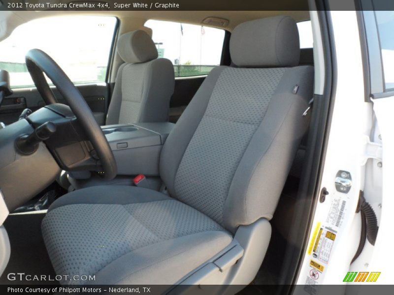 Super White / Graphite 2012 Toyota Tundra CrewMax 4x4