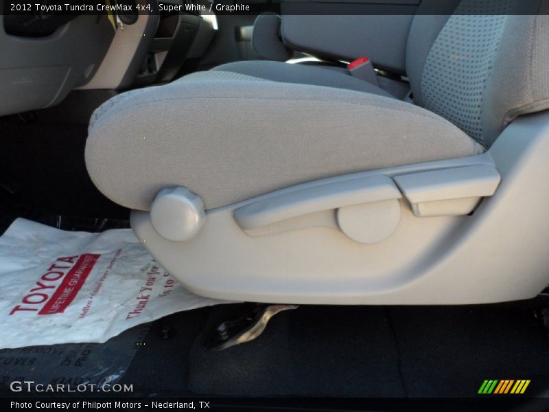 Super White / Graphite 2012 Toyota Tundra CrewMax 4x4