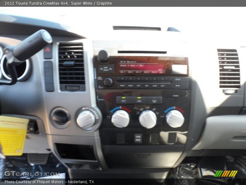 Super White / Graphite 2012 Toyota Tundra CrewMax 4x4