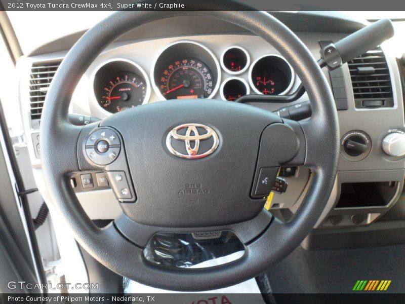 Super White / Graphite 2012 Toyota Tundra CrewMax 4x4