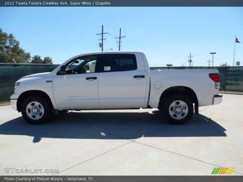 Super White / Graphite 2012 Toyota Tundra CrewMax 4x4