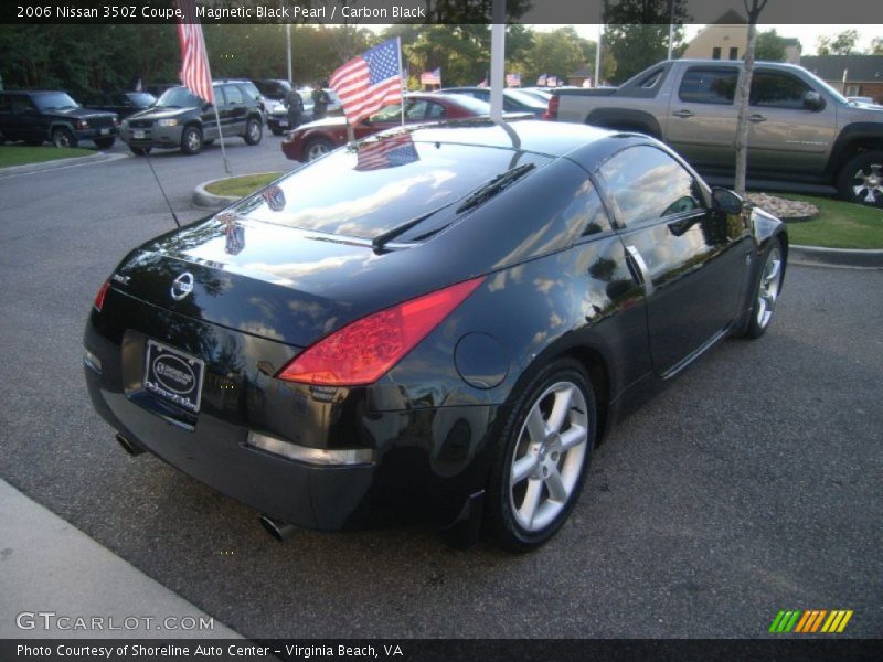 Magnetic Black Pearl / Carbon Black 2006 Nissan 350Z Coupe