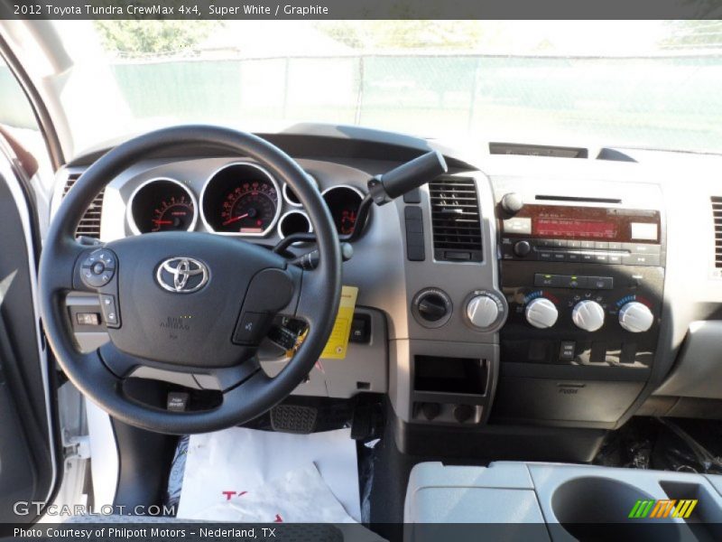 Super White / Graphite 2012 Toyota Tundra CrewMax 4x4