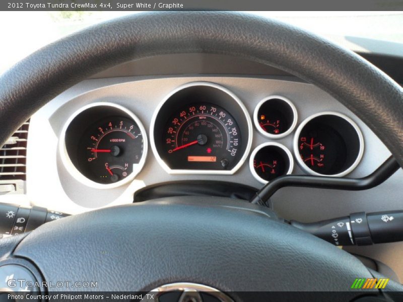 Super White / Graphite 2012 Toyota Tundra CrewMax 4x4