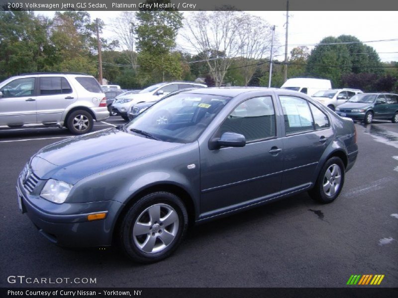 Platinum Grey Metallic / Grey 2003 Volkswagen Jetta GLS Sedan