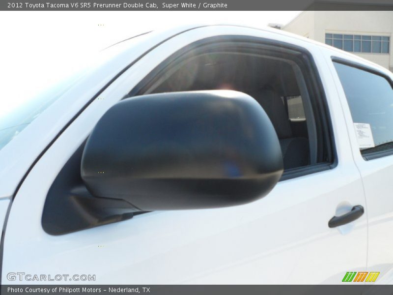 Super White / Graphite 2012 Toyota Tacoma V6 SR5 Prerunner Double Cab