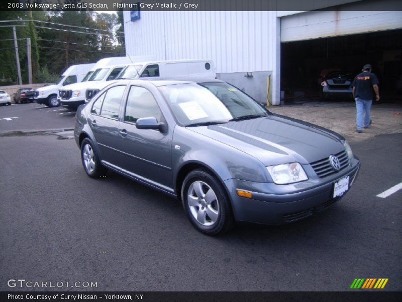 Platinum Grey Metallic / Grey 2003 Volkswagen Jetta GLS Sedan