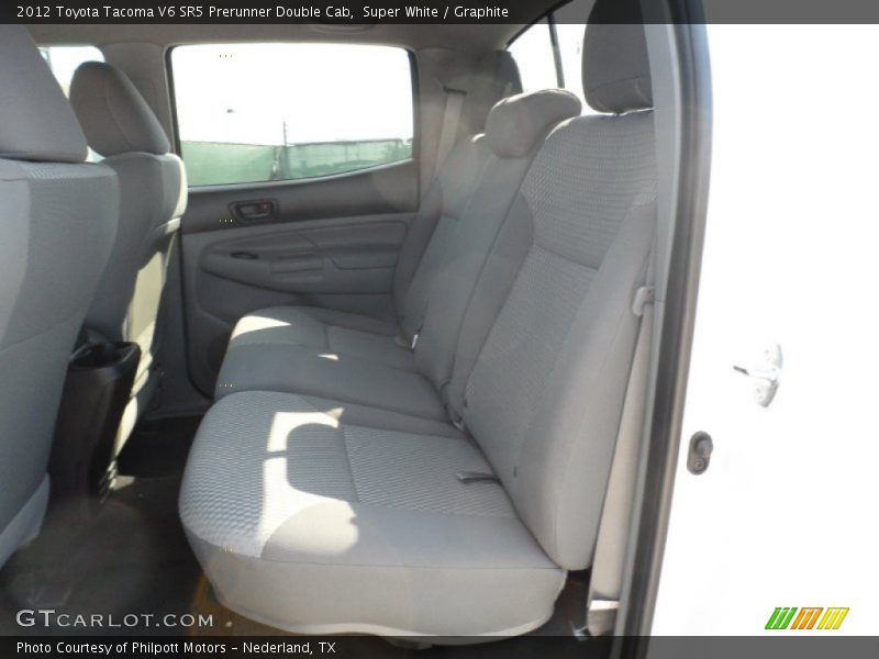 Super White / Graphite 2012 Toyota Tacoma V6 SR5 Prerunner Double Cab