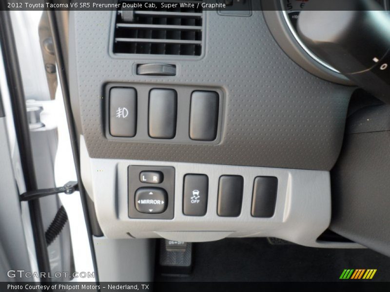 Controls of 2012 Tacoma V6 SR5 Prerunner Double Cab