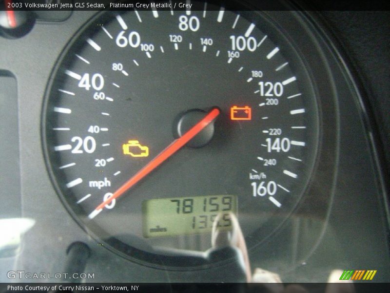 Platinum Grey Metallic / Grey 2003 Volkswagen Jetta GLS Sedan