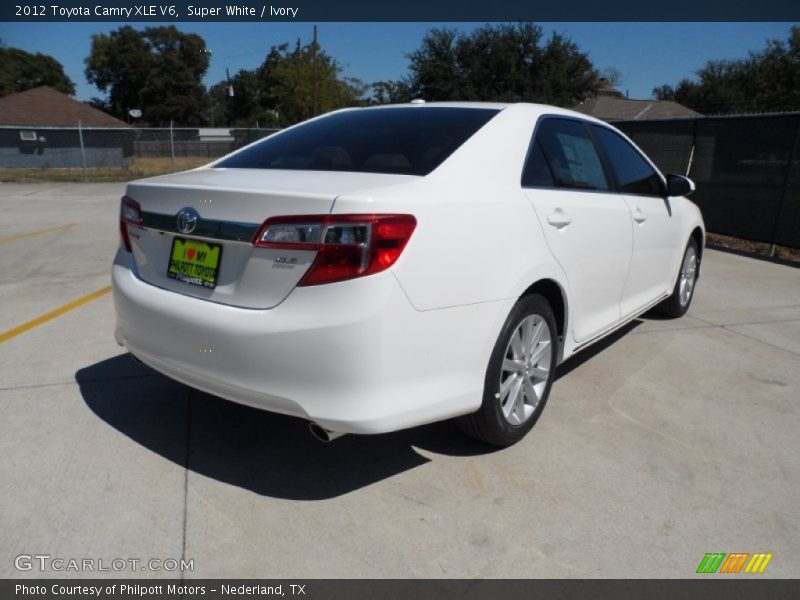 Super White / Ivory 2012 Toyota Camry XLE V6