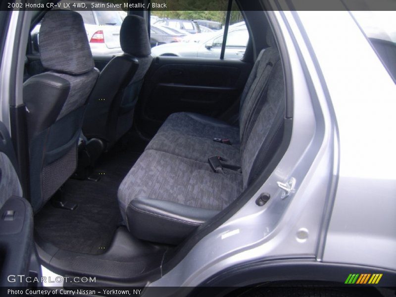 Satin Silver Metallic / Black 2002 Honda CR-V LX 4WD