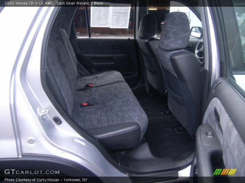 Satin Silver Metallic / Black 2002 Honda CR-V LX 4WD