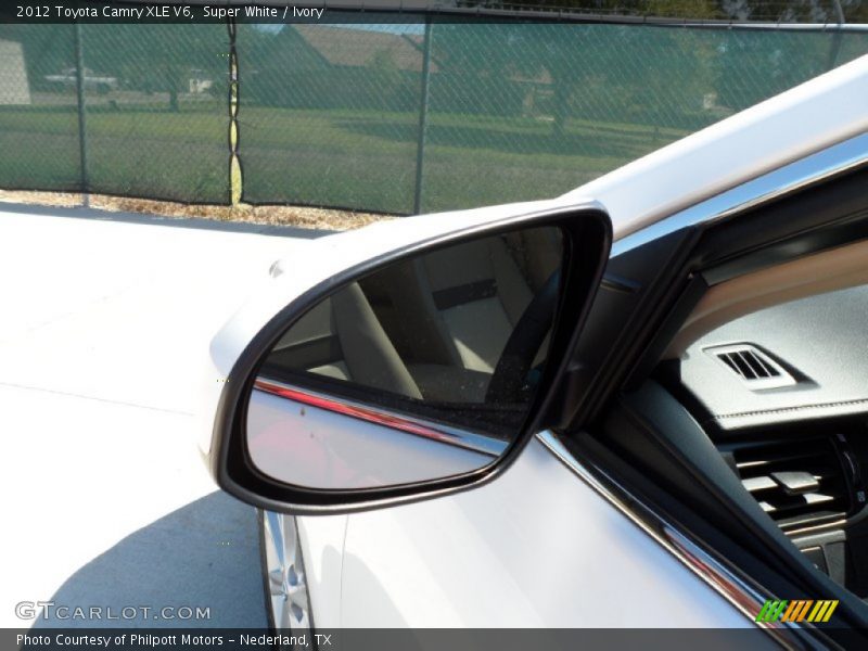 Super White / Ivory 2012 Toyota Camry XLE V6
