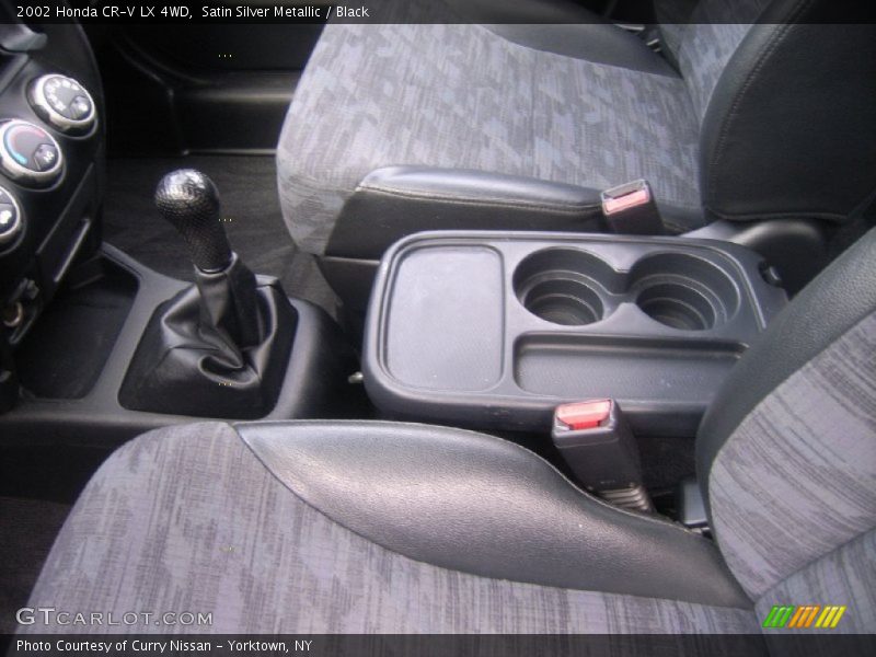 Satin Silver Metallic / Black 2002 Honda CR-V LX 4WD