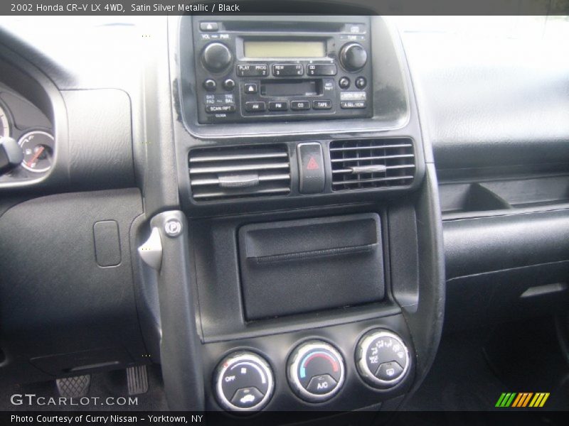 Satin Silver Metallic / Black 2002 Honda CR-V LX 4WD