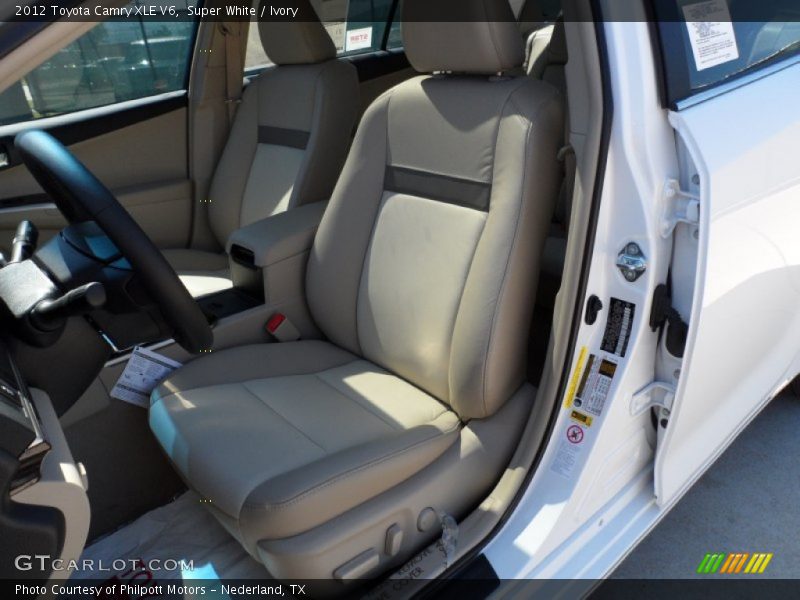  2012 Camry XLE V6 Ivory Interior